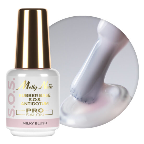Base rubber unghie milky blush