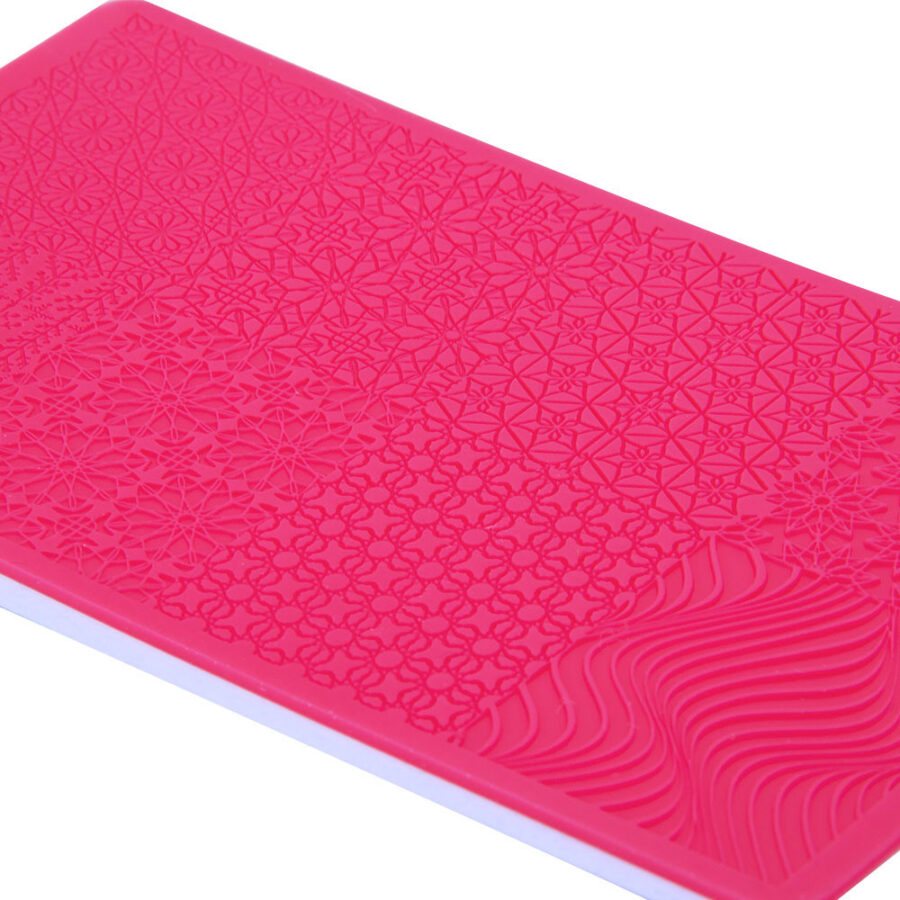 Stampo silicone rosa geometrico unghie