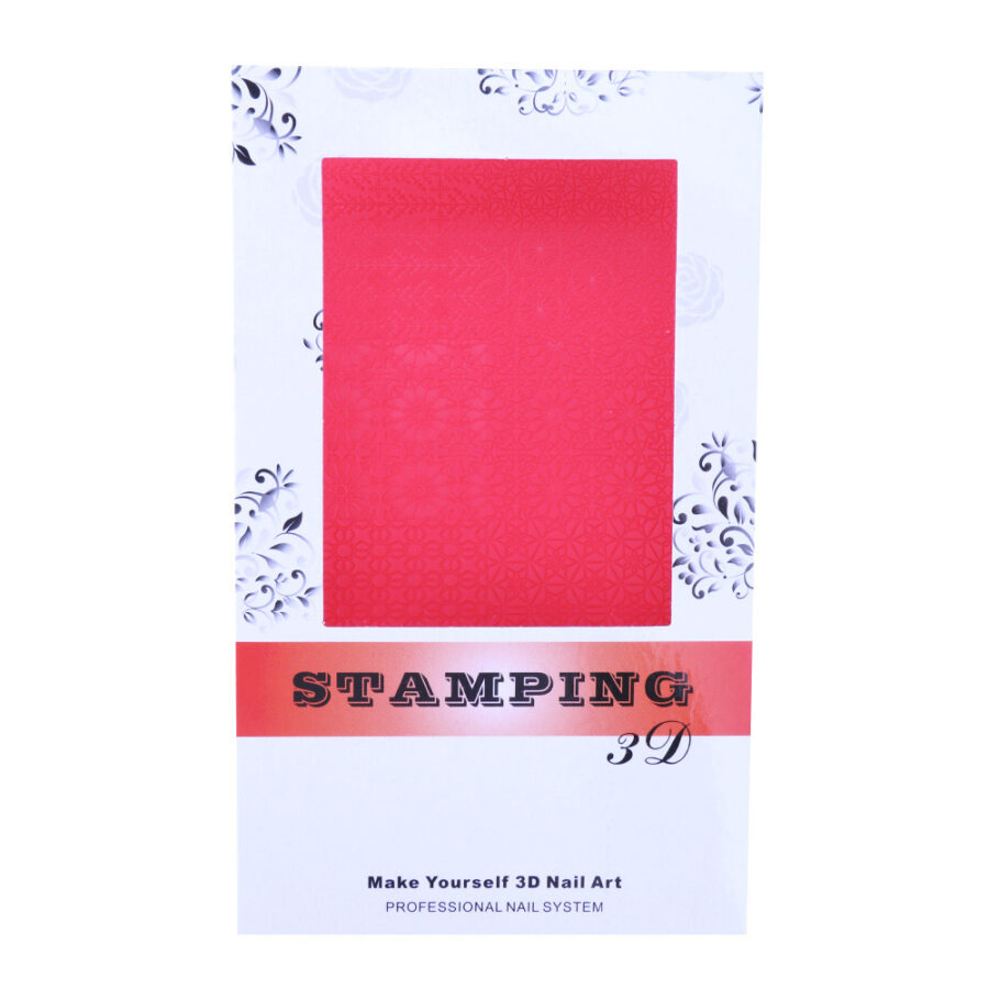 Stampo silicone rosa geometrico unghie