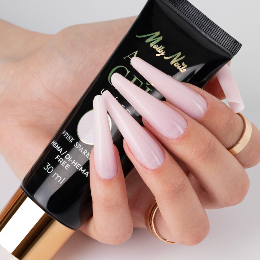 Acrygel Rosa Chiaro con Glitter 30g - immagine 3