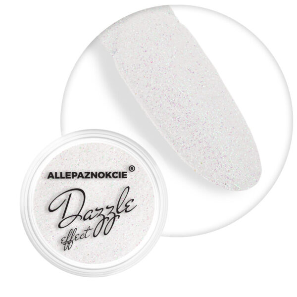 glitter unghie sirena bianchi dazzle effect