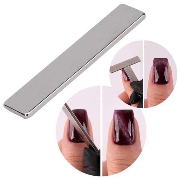 magnete effetto cat eyes unghie metallo
