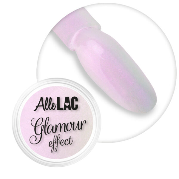polvere aurora unghie Glamour effect Viola