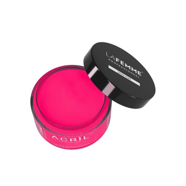 polvere fucsia neon per acrilico