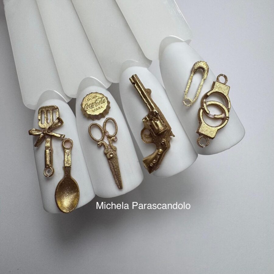 stampo silicone unghie steampunk