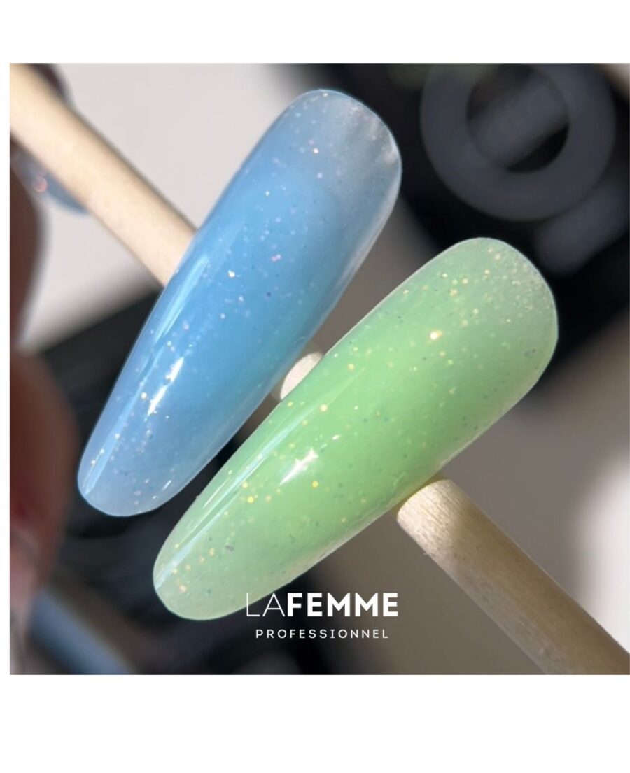 Acrygel La Femme Pastel Blue Glitter