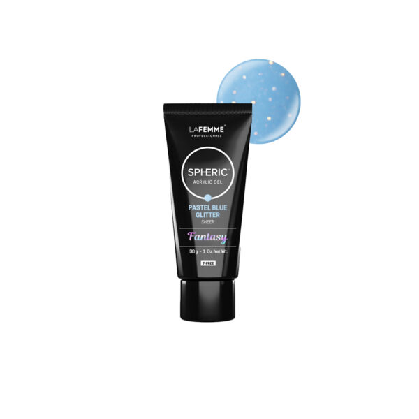 Acrygel La Femme Pastel Blue Glitter