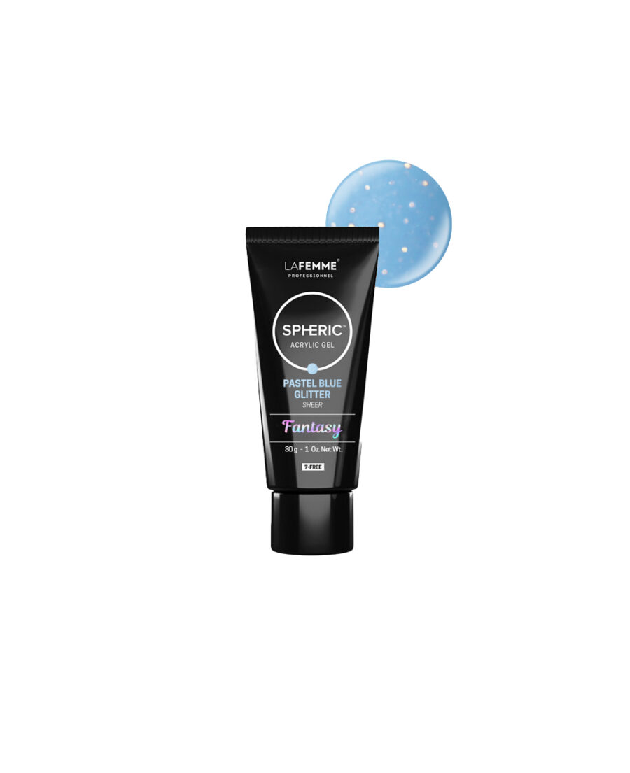 Acrygel La Femme Pastel Blue Glitter