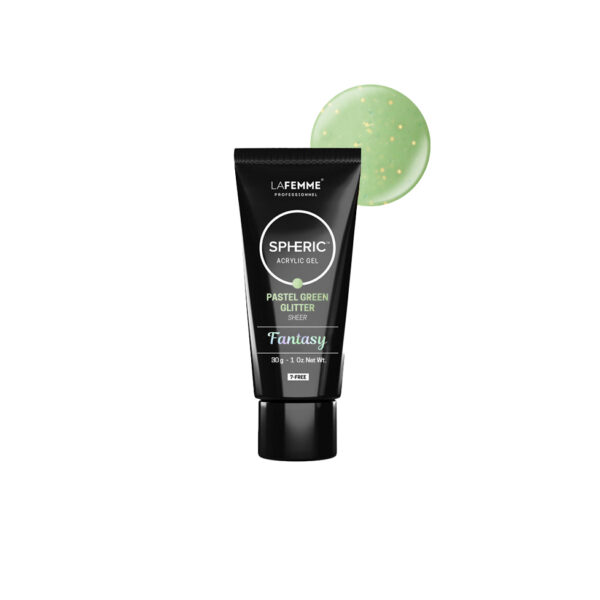 Acrygel Verde Chiaro Glitter La Femme