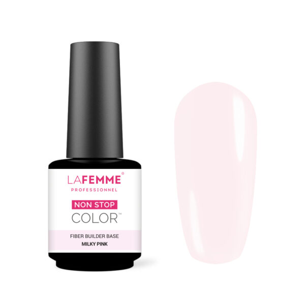 Base fiber milky pink f003 rosa lattiginoso