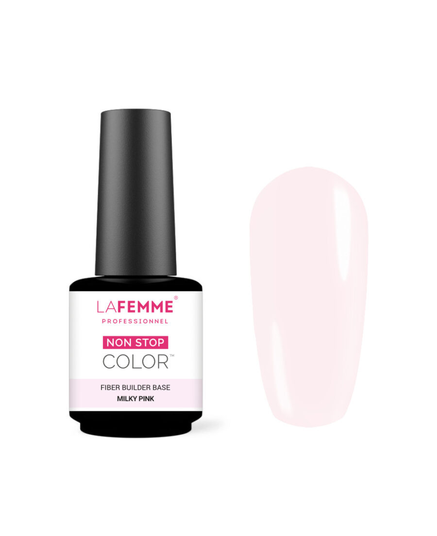 Base fiber milky pink f003 rosa lattiginoso