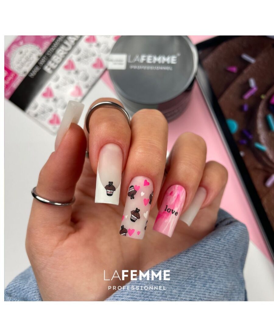 piastra per stamping cuori design bocche amore love san valentino