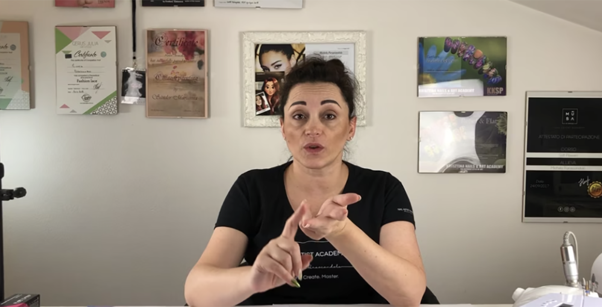 Screenshot corso acrilico start