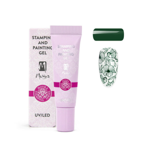 Stamping Gel Verde Nail Art Moyra Stamping 18