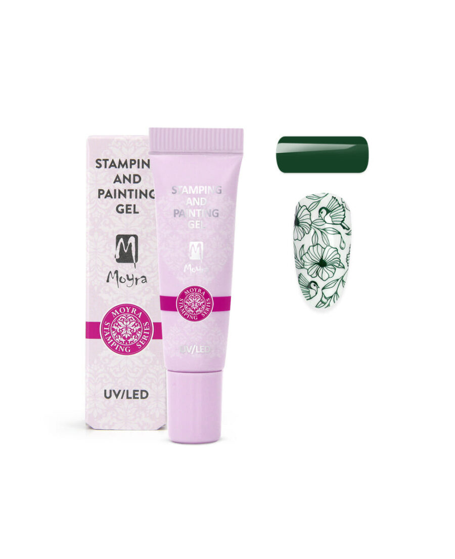 Stamping Gel Verde Nail Art Moyra Stamping 18