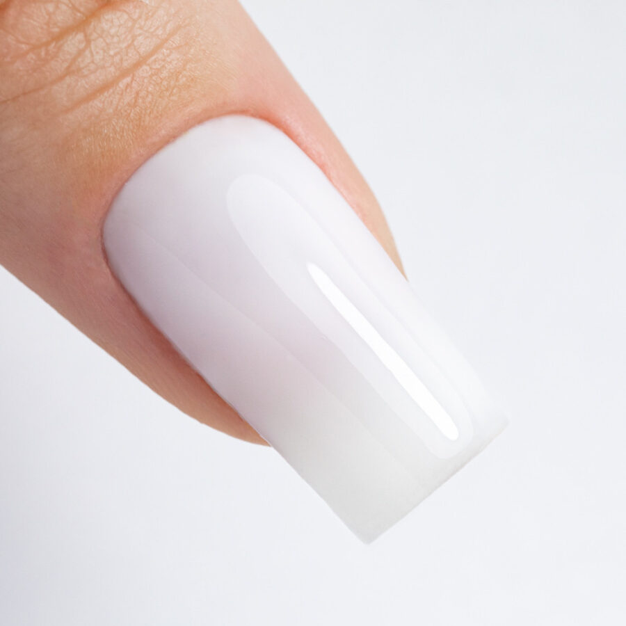 base rubber bianco latte unghie