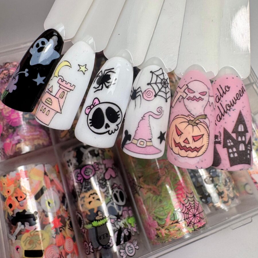 foil unghie halloween