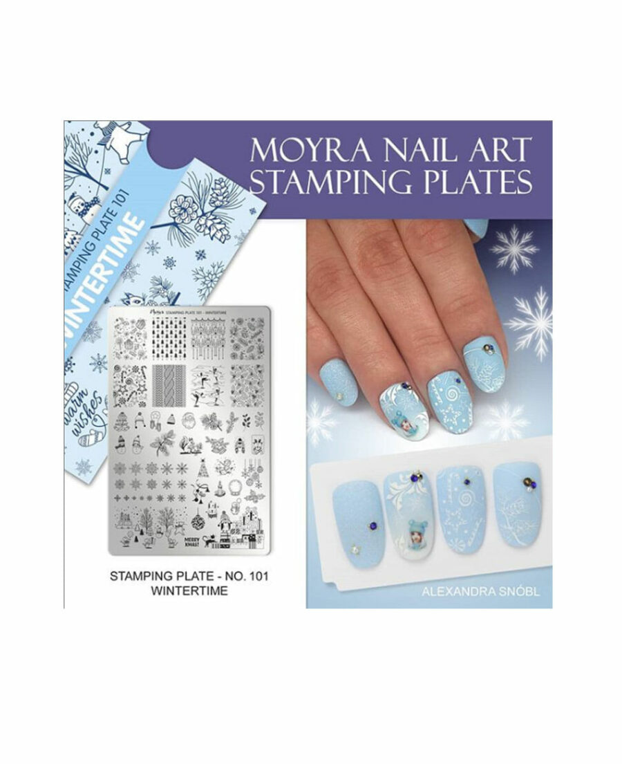 piastra stamping tema inverno 2020 moyra 101