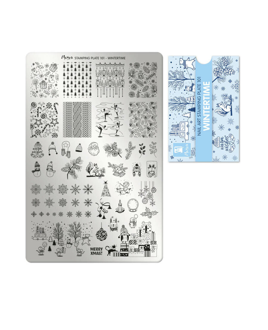 piastra stamping tema inverno 2020 moyra 101