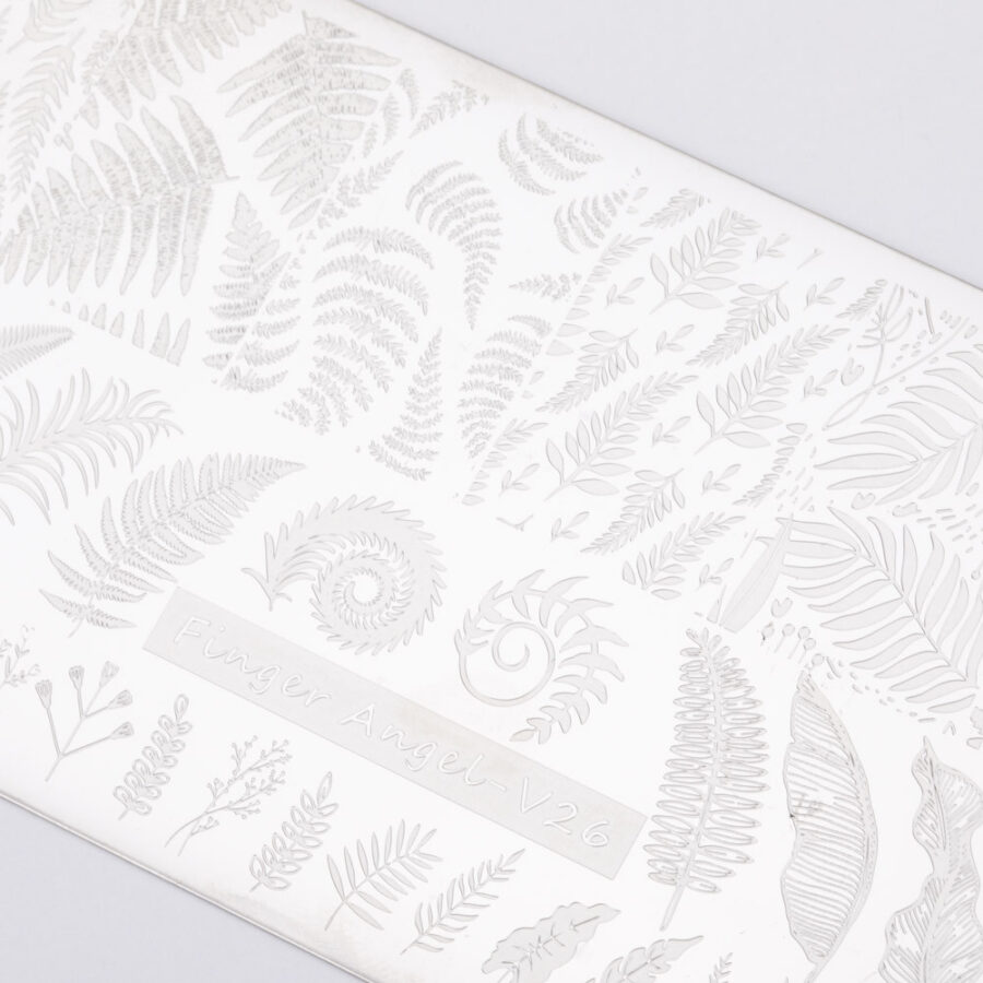 piastra stamping v26 foglie