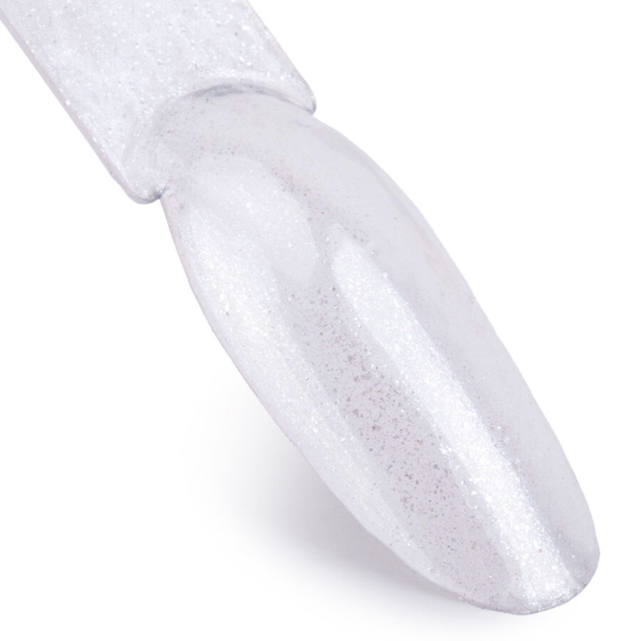 polvere sirena stardust unghie bianco perlato