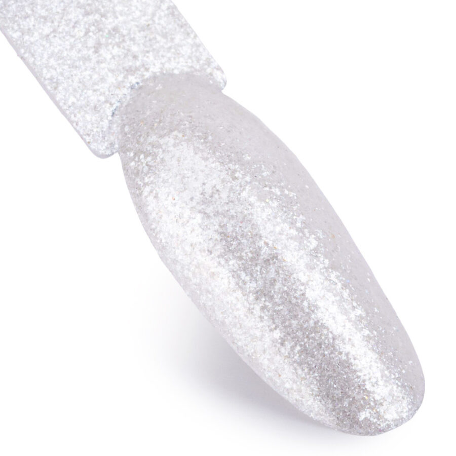 polvere sirena stardust unghie bianco perlato
