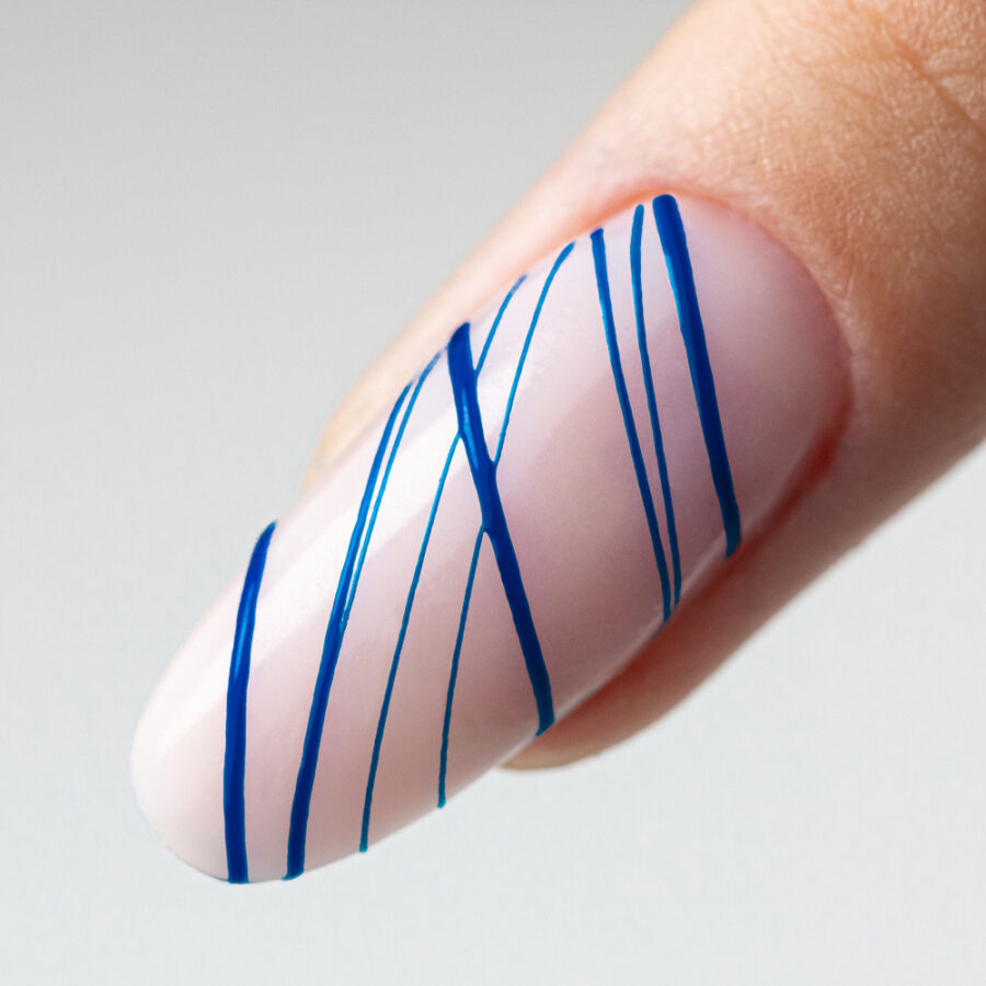 spider gel unghie blu