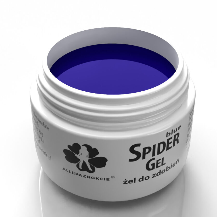 spider gel unghie blu