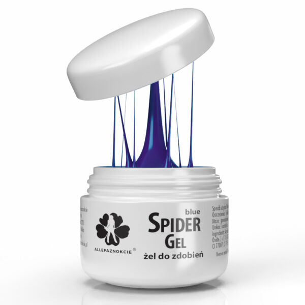 spider gel unghie blu