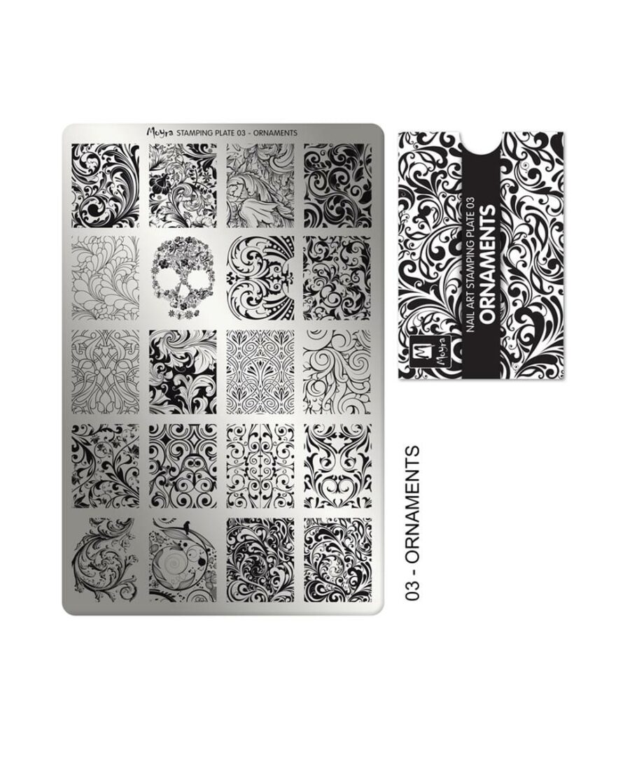 stamping unghie piastra moyra grande ornaments 03