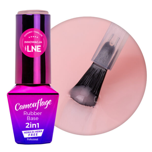 base rubber camouflage nectarine nude n5