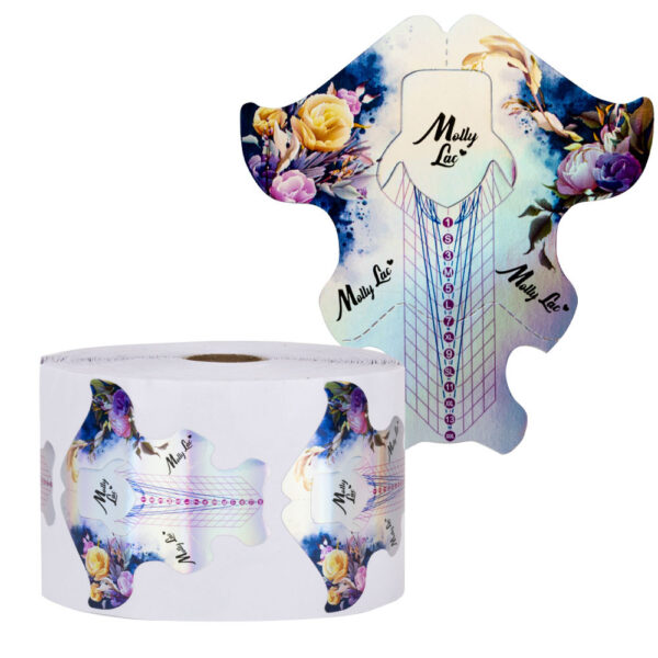 formine ricostruzione unghie holo flowers