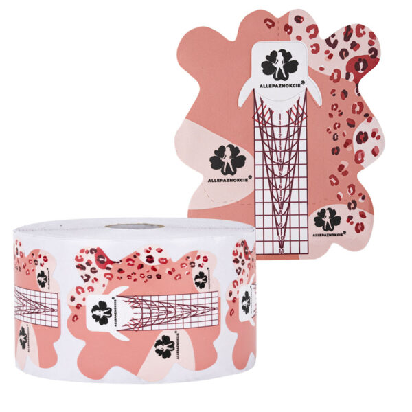 formine unghie 500pz leopardate