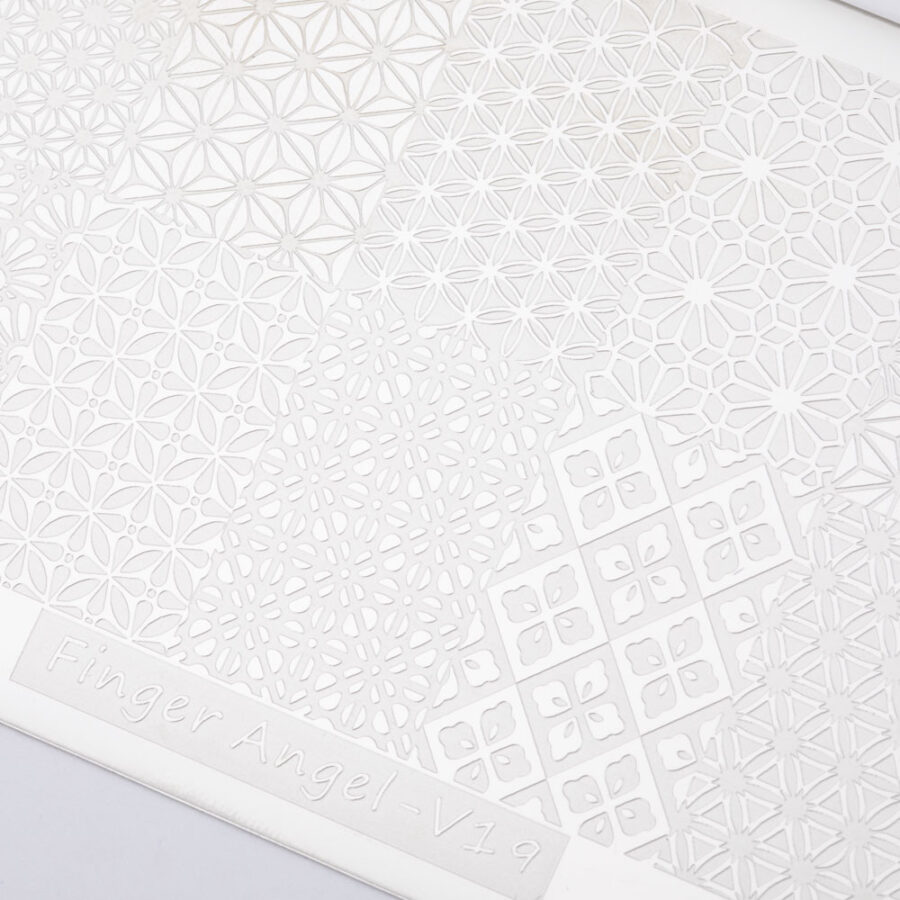 piastra stamping forme geometriche astratte