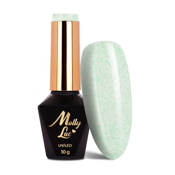 smalto semipermanente effetto lana verde menta chiaro