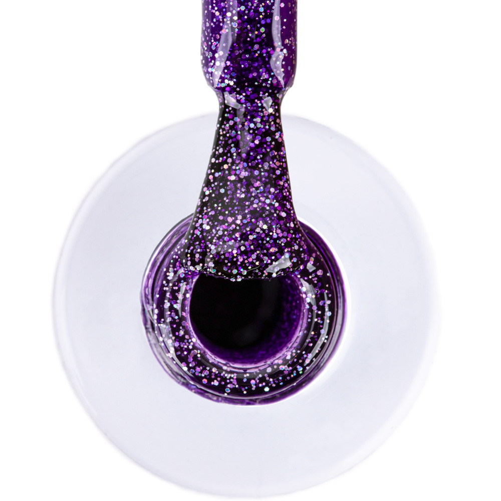 smalto semipermanente viola glitter cosmic violet