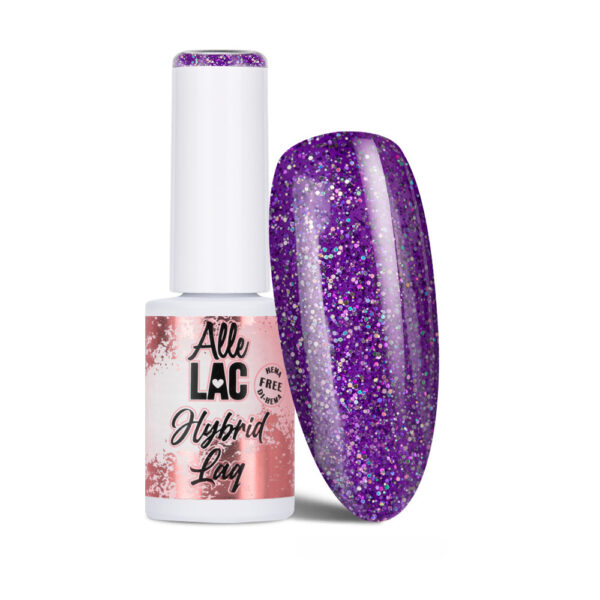 smalto semipermanente viola glitter cosmic violet