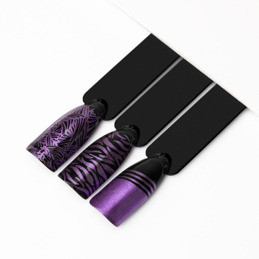 smalto stamping viola metallizzato