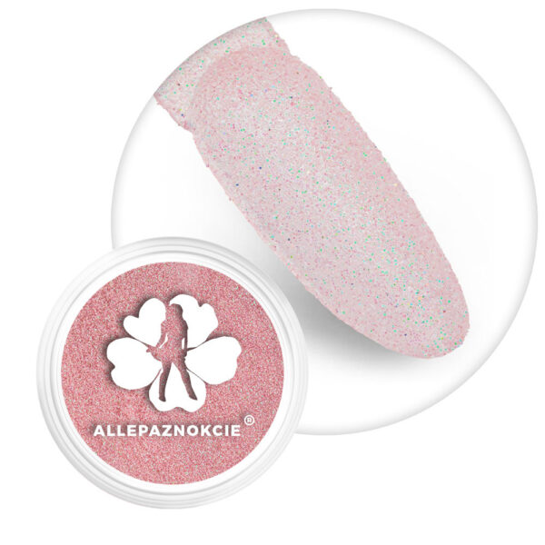 glitter unghie rosa salmone nail art