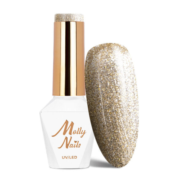 smalto semipermanente oro micro glitter
