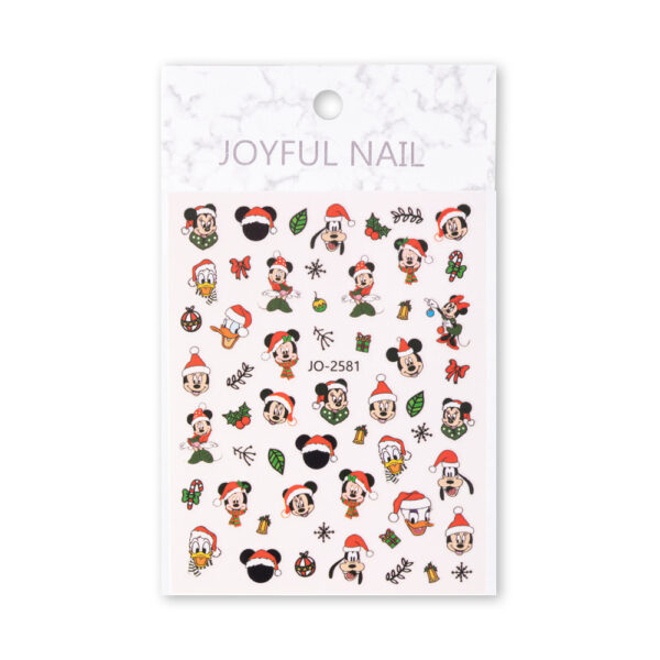 stickers natalizi unghie disney