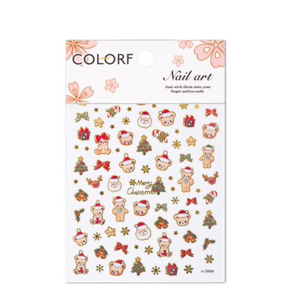 stickers unghie natalizi