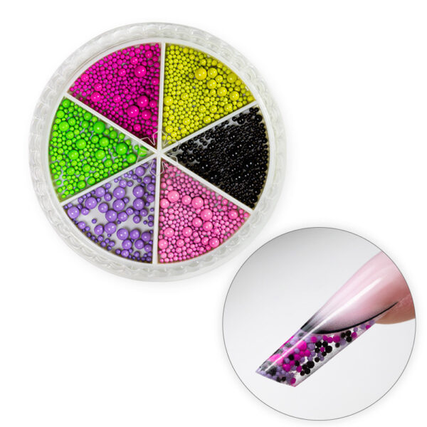 microperle vari colori nail art diverse dimensioni
