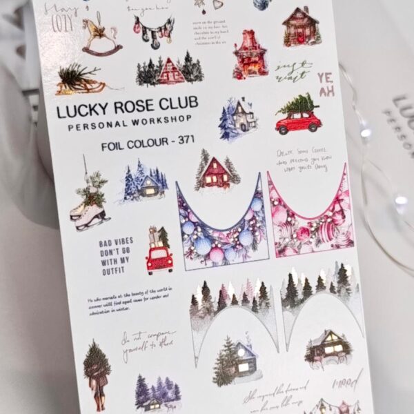 slider unghie natalizi lucky rose 371