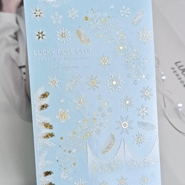 slider unghie natalizi lucky rose 377