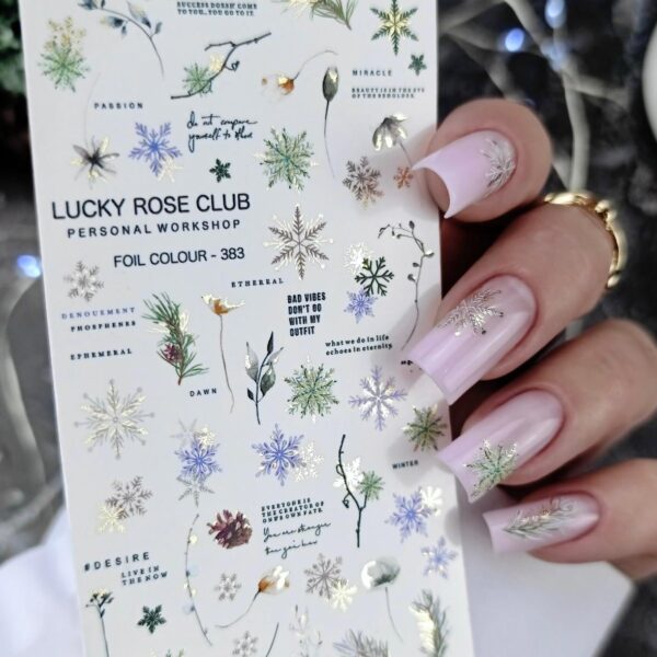 slider unghie natalizi lucky rose 383
