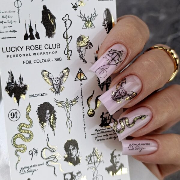 slider unghie natalizi lucky rose 388