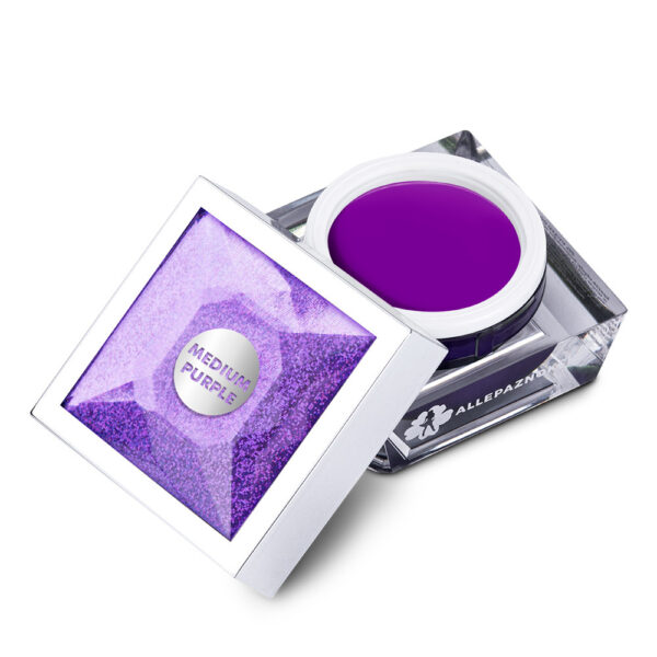 gel painting nail art viola