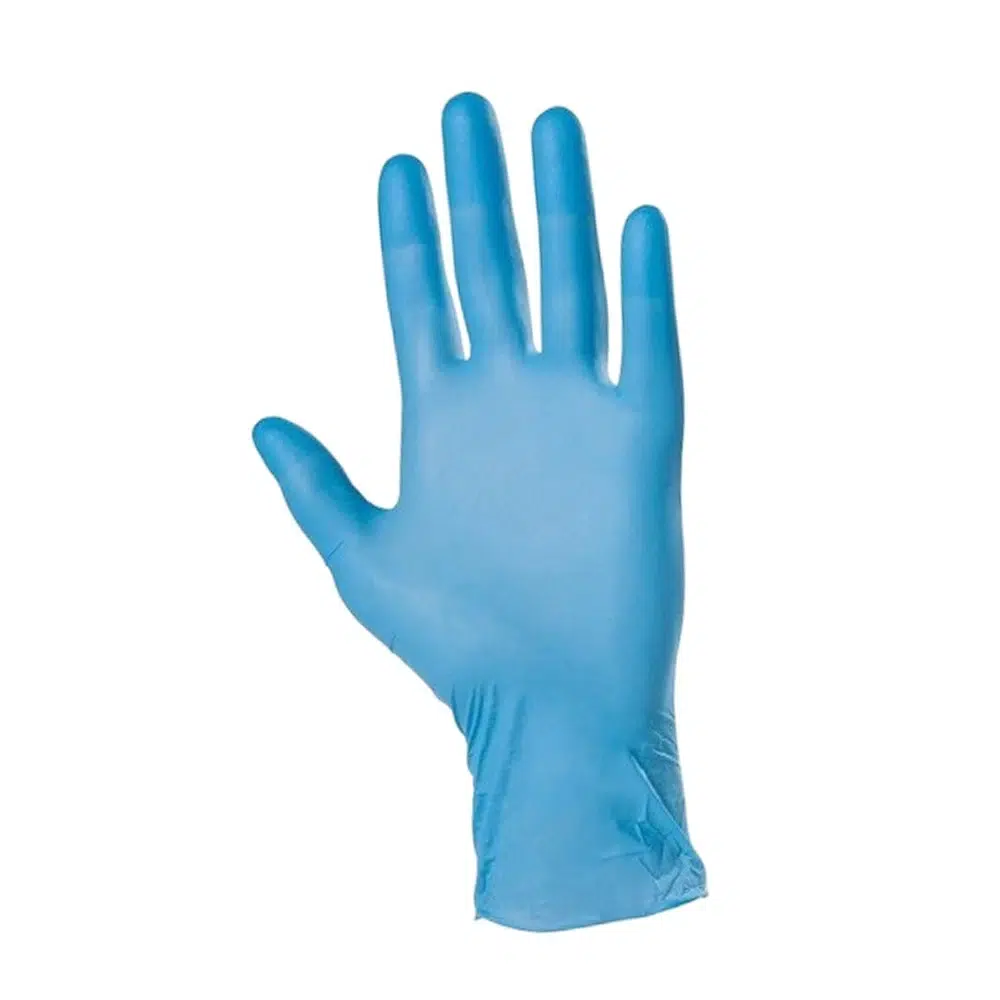 Guanti in nitrile Master Glove PF Simple, senza polvere, taglia M, blu, 100 pezzi