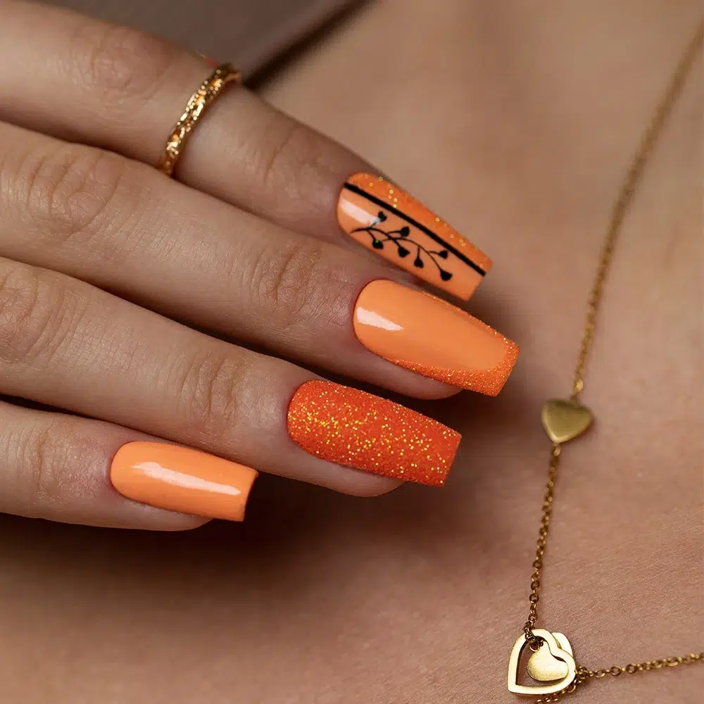 Pigmento in polvere per unghie Orange Paradise MollyLac 1 g Nr 6